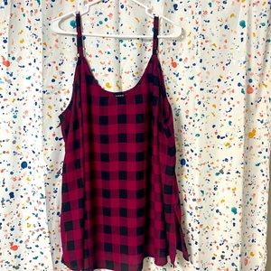 Torrid size 4 side slits georgette cami top